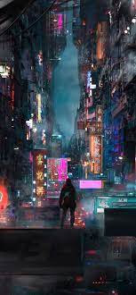 Cyberpunk Iphone Or Android Wallpaper Cityscape Cyberpunk Aesthetic Joker Iphone Wallpaper