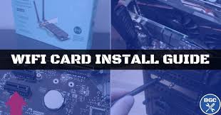 How To Install A Pcie Wireless Card Desktop Wifi Bgc