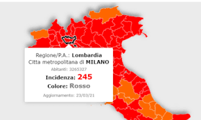 Altre 12 realtà locali sono in lombardia negli ultimi 15 giorni la situazione è migliorata almeno per classificarci in zona arancione. La Lombardia Resta Zona Rossa Sino A Pasqua Prima Mantova
