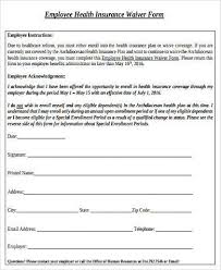 Opt info and app procedures. Free 9 Sample Employee Waiver Forms In Pdf Ms Word