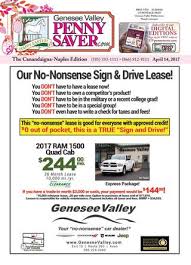 The Genesee Valley Penny Saver Canandaigua Naples Edition 4 14 17 By Genesee Valley Publications Issuu