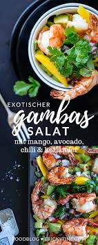 Exotischer Garnelen Mango Avocado Salat Tolles 30 Minuten Rezept Trickytine Salat Mit Garnelen Garnelen Rezepte Einfach Garnelen