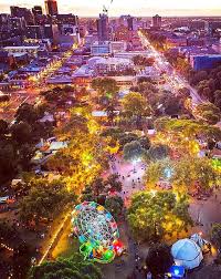 Sky View Of The Garden Of Unearthly Delights Adelaide Fringe Festival South Australia South Australia Fringe Festival Sky View