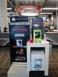 Office Depot Expands 3d Printer Program 3d Printing Store Office Depot Printer