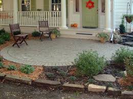 Pin By Kindergarten Night Owls On Gardens Front Yard Patio Patio Pavers Design Patio Design