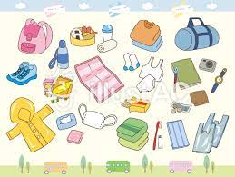 packing list イラスト 修学旅行 遠足