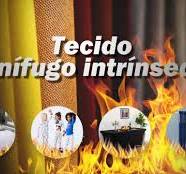 Tecido retardador de chama inerente, após 100 lavagens, a ...
