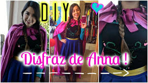 Disfraz anna frozen niñas con capa princesa ana. Diy Disfrazate De Anna Frozen Youtube
