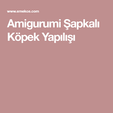 Amigurumi Sapkali Kopek Yapilisi Amigurumi Kopek Tig Isleri