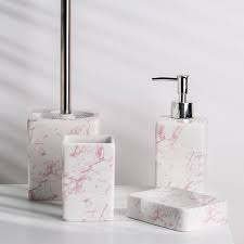 Marble bathroom accessories are highly desired due to their naturally random beauty. Luxury Morden Toilet White Ceramic Marble Bathroom Accessories Set Buy Toothbrush Holder And Soap Dispenser Bathroom Accessory Toilet Set Lotion Set Ceramic Bathroom Tumbler Cup Product On Alibaba Com