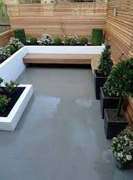 The new blocks are substantially heavier than older cinder blocks but are ok to use for a vegetable garden. Ideas For A Small Concrete Garden Houzz Uk