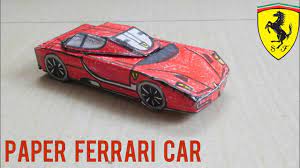 Download paper box mockup pics. How To Make Ferrari Papercraft Car With Paper Diy Car Making By Navaneet Youtube