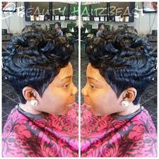 Black women hair styles such as this just relaxed look is a very basic and classic look. Short 27 Piece Quick Weave Natural Looking 27 Piece Hairstyles Hair Styles Quick Weave Hairstyles