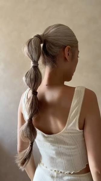 Bubble ponytail (advanced version) 🛁🫧, #hairinspo #ponytails #hairstyles