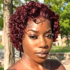 Maybe you would like to learn more about one of these? Honey Blonde 99j Burgundy Colored Short Curly Pixie Cut Lace Wig Pre Plucked Ombre Bob Closure Curly Lace Front Human Hair Wig Hot Sale 6d4b9 Goteborgsaventyrscenter