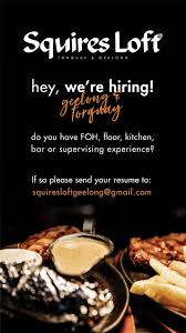 Squires Loft Torquay Geelong Home Torquay Victoria Menu Prices Restaurant Reviews Facebook