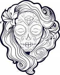36+ coloring pages for adults skulls for printing and coloring. Sugar Skulls Coloring Pages Pictures Whitesbelfast Com