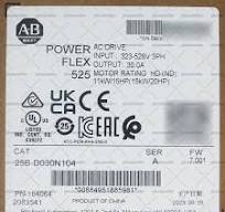 New 25B-D030N104 Allen-Bradley PowerFlex 525 AC Drive 3 Phase 20 Hp 15 Hp