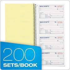 It will be used a lot! Amazon Com Adams Money And Rent Receipt Book 2 Part Carbonless 5 1 4 X 11 Spiral Bound 200 Sets Per Book 4 Receipts Per Page Sc1152 Blank Receipt Forms Office Products