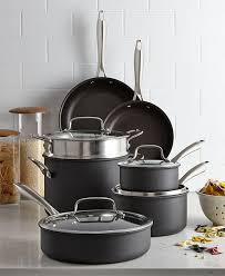 Free delivery & warranty available. Cuisinart Hard Anodized 11 Pc Cookware Set Reviews Cookware Sets Macy S