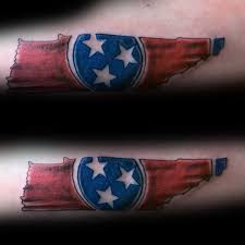 Welcome to black 13 tattoo parlor, nashville's source for custom tattooing! 20 Tennessee Flag Tattoo Ideas For Men Three Star Designs