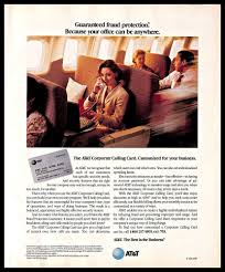 1993 At T Corporate Calling Card Vintage Print Ad Business Woman Plane 1990s Ebay Calling Cards At T Print Ads