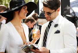 Black White Derby Day Couples Outfit Derby Outfits Kentucky Derby Outfit Derby Day Fashion