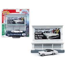 1967 Buick Gs 400 White With Buick City Billboard Johnny Lightning 50th Anniv 1 64 Diecast Car By Johnny Lightning Target