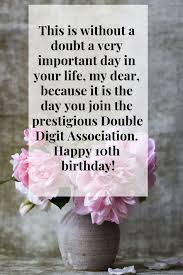 Cute Birthday Wishes For 2 Year Old Daughter Happy 10th Birthday Quotes Happy 10th Birthday Birthday Wishes For Daughter Birthday Wishes For Kids