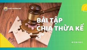 Bài tập về chia thừa kế (có đáp án)
