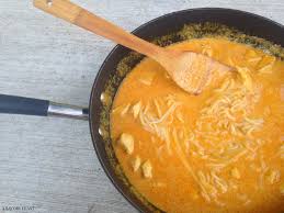 Thai Red Curry Chicken With Rice Noodles Trader Joe S Recipe A Savory Feast