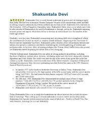 Download infosys shakuntala devi interview puzzles with answers free in pdf format. Shakuntala Devi Pdf Teaching Mathematics Cognition