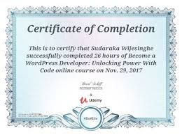 Unlocking power with code (updated 7/2021) become a wordpress developer: Achievements