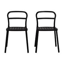 Ours are designed with the right proportions to be comfortable to sit in until dessert. 90 Off Ikea Ikea Black Metal Chairs Chairs
