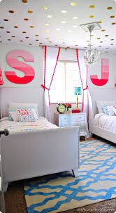 Coral Gold And Aqua Girl S Bedroom Girls Bedroom Aqua Eclectic Kids Room Kid Room Decor