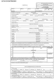 Formato De Acta De Matrimonio Con Imagenes Acta De Matrimonio Certificado De Matrimonio Matrimonio