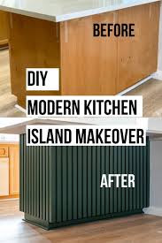 Maybe you would like to learn more about one of these? Diy Wood Slat Kitchen Island Trim In 2021 Kitchen Island Makeover Diy Kitchen Remodel Diy Renovation