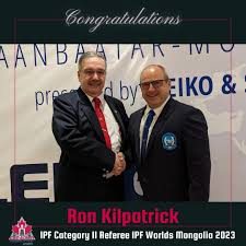 A big congratulations to Ron...