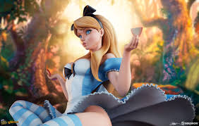 alice in wonderland statue by sideshow collectibles fairytale fantasies collection j scott campbell