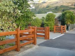 Since then, though, landscape timbers went way up in price and i was. Post And Rail 3 Rail Fences Boundaryline New Zealand