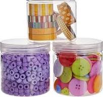 Amazon.com: Juvale Plastic Jars with Lids - 12 Oz, Clear, 8 ...