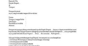 Surat lamaran kerja diatas juga. Surat Permohonan Sk Bupati Yang Baik Dan Benar Guru Loyal