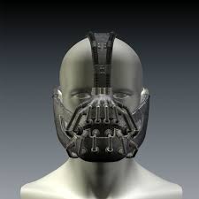 Bane Mask 3d Cgtrader In 2020 Bane Mask Bane Mask
