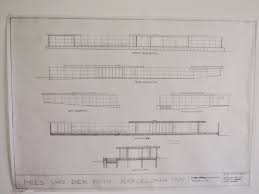 We will project a section drawing in 3d based on the the drawn plan and dimensional information about mies van der rohe's barcelona pavilion. Architecture Barcelona Pavilion Technical Drawing