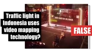 Discover new indonesia facts today. Fact Check Traffic Light In Indonesia Uses Video Mapping Technology