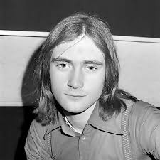 19-year-old Phil Collins (seen here announcing his engagement to an  up-and-coming actress Lavinia Langin (1970)