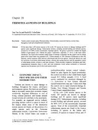 People live in this state to avoid the cold winter months. Pdf Termites As Pests Of Buildings