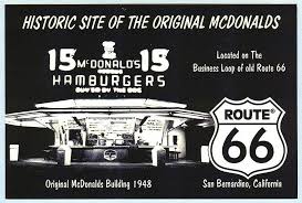 1960s Mcdonalds Vintage Postcard 1948 Original Building Vintage Postcard Historical Sites Old Ads