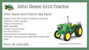 John Deere 5310 Tractors Models Specs Review Engine Details
