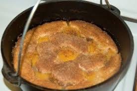 Dutch Oven Peach Cobbler Simple Recipe Barbequelovers Com Recipe Dutch Oven Peach Cobbler Dutch Oven Cobbler Dutch Oven Recipes